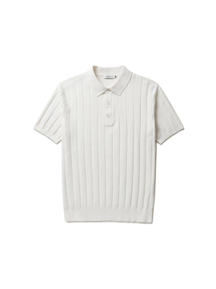 OLZEN Men'S Transitional Ribbed Short Sleeve Polo Shirt_Zof3Et1301