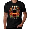 Halloween Candle Trick  Autumn Cat TShirt Urban Style Print TShirt