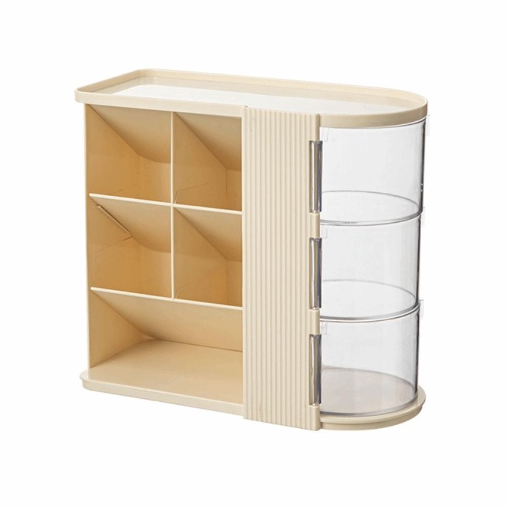 Large Capacity Student Pen Holder Organizer Drawer Style Cosmetic Storage Cabinet  Study Room