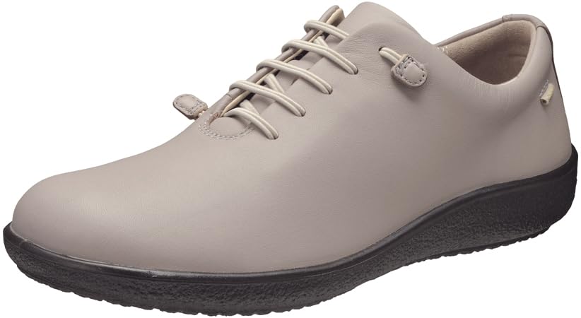 

Sneakers made of genuine leather with elastic easy to walk ASC light cm [Achilles Sorbo] laces, in, women s, 3E, 5310, gray, 24.5
