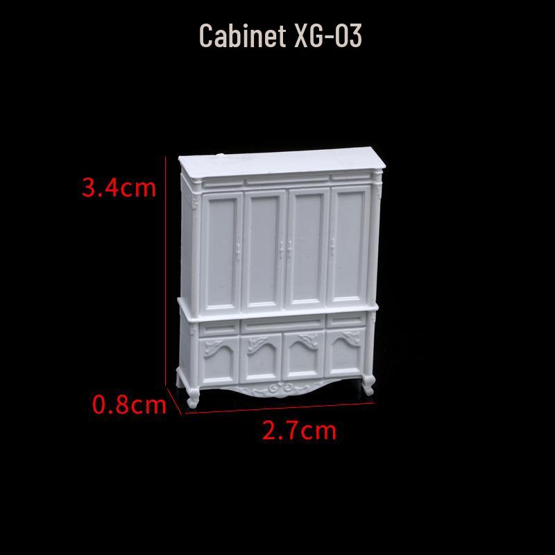 1:50 Scale Model Materials: Sand Table, DIY Indoor Furniture, Wardrobe, Bedside Table, Bookshelf, Wine Cabinet
