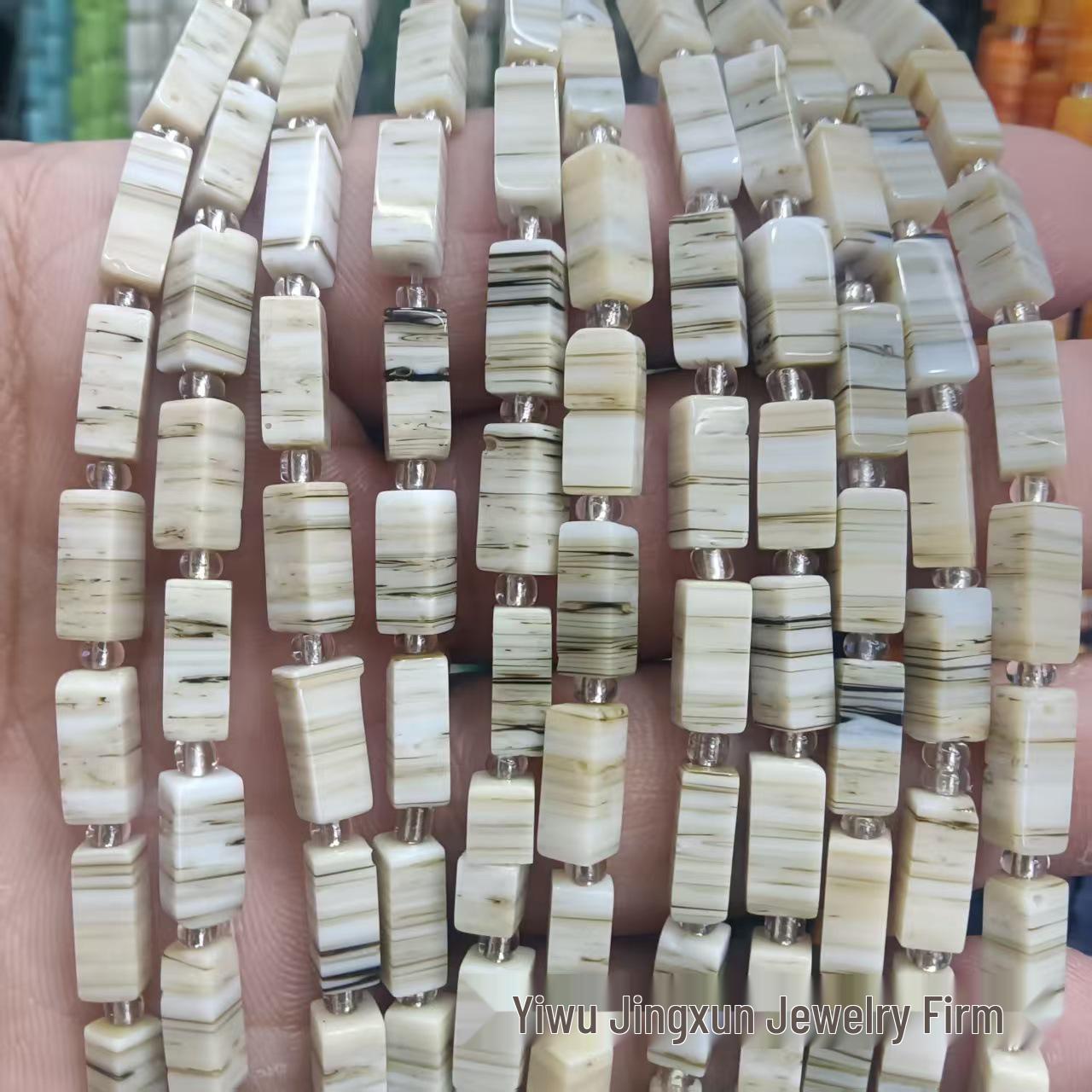 

Colorful 4x12mm Nepal Lampwork Beads for DIY Handmade Bracelets & Necklaces Approx. 33 beads per 4x12mm strand