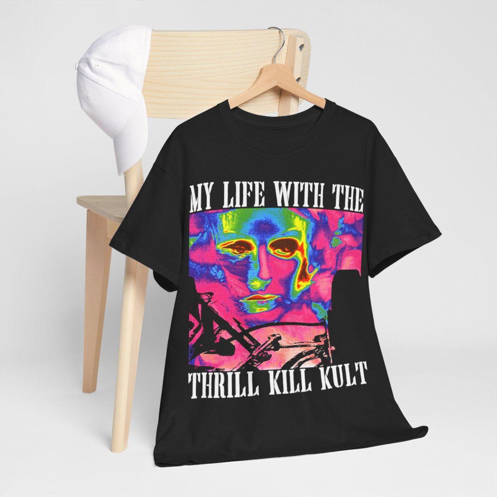 My Life with the Thrill Kill Kult T-Shirt Industrial Rock Ministry T-Shirt XL