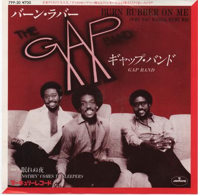 7inch Record GAP BAND - Burn Rubber On Me (Why You Wanna Hu 7PP30 MERCURY 1980 Japan Soul/Funk