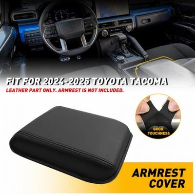 Fits Toyota Tacoma 2024 2025 Replacement Console Lid Armrest Cover Skin Black EA