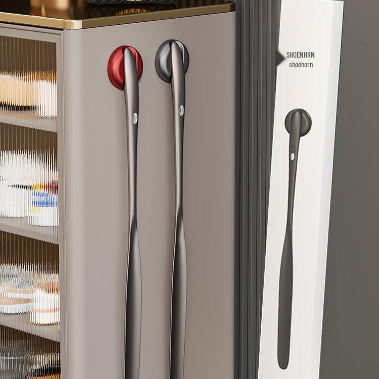 Long Handle Magnetic Shoehorn for Easy Use - Ideal for Elderly & Pregnant Individuals, No Bending Required