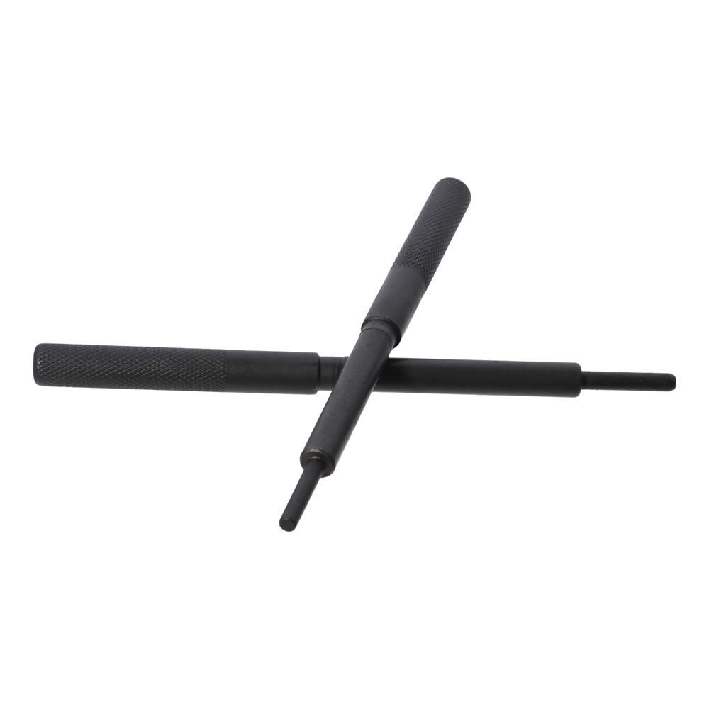 2 Pcs Dia: 5mm and 5.5mm Engine Valve Guide Tool Metal Dark Gray Grinding Stick Lapping Tool