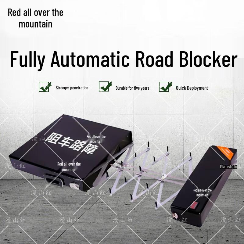 Portable Automatic Remote Control Retractable Road Barrier