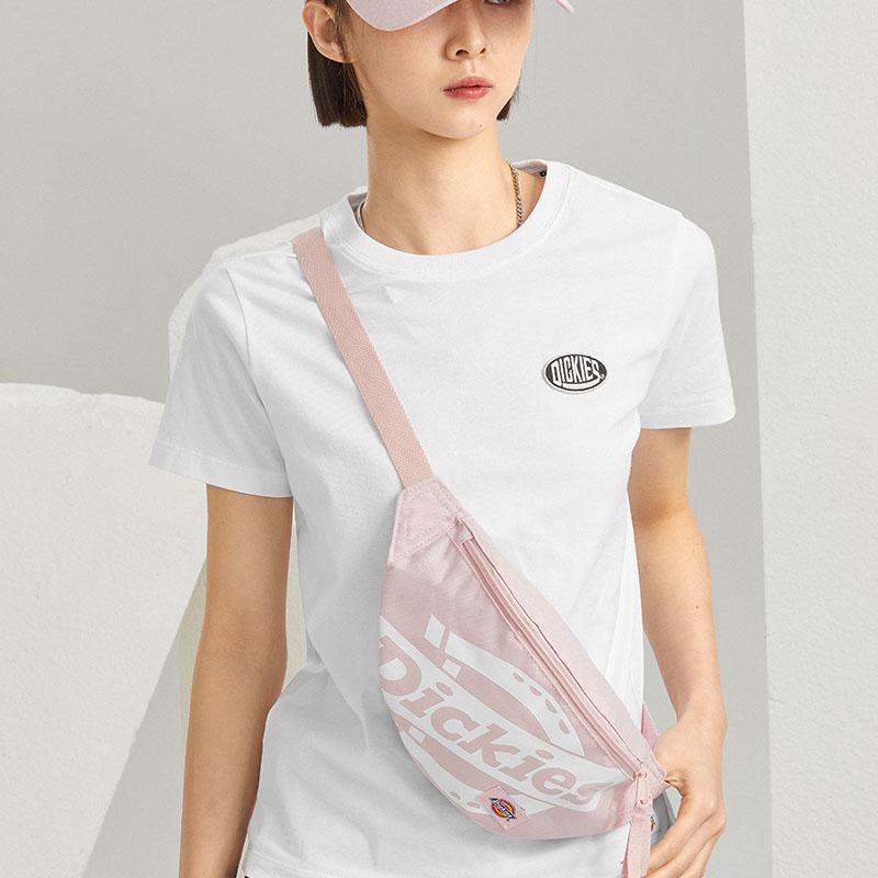 New Dickies Polyester Fanny Pack Crossbody Bags Regular Unisex Dusty Pink DK010186C50