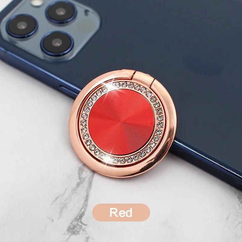 Finger Ring Mobile Phone Holder Stand 360 Degree Foldable Magnet Metal Hand Band Bracket Portable Phone Accessories