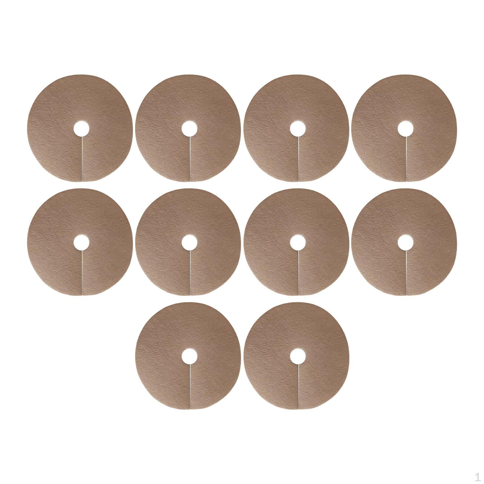 

10 Control Mats, Portable Protection, Tree Protection Mulch Rings for Lawn, Patio, Garden коричневий