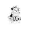 New Arrival 12 Constellation Dangle Charm Two Tone Gold Silver Pendant DIY Bracelet Bead Jewelry Gift For Women