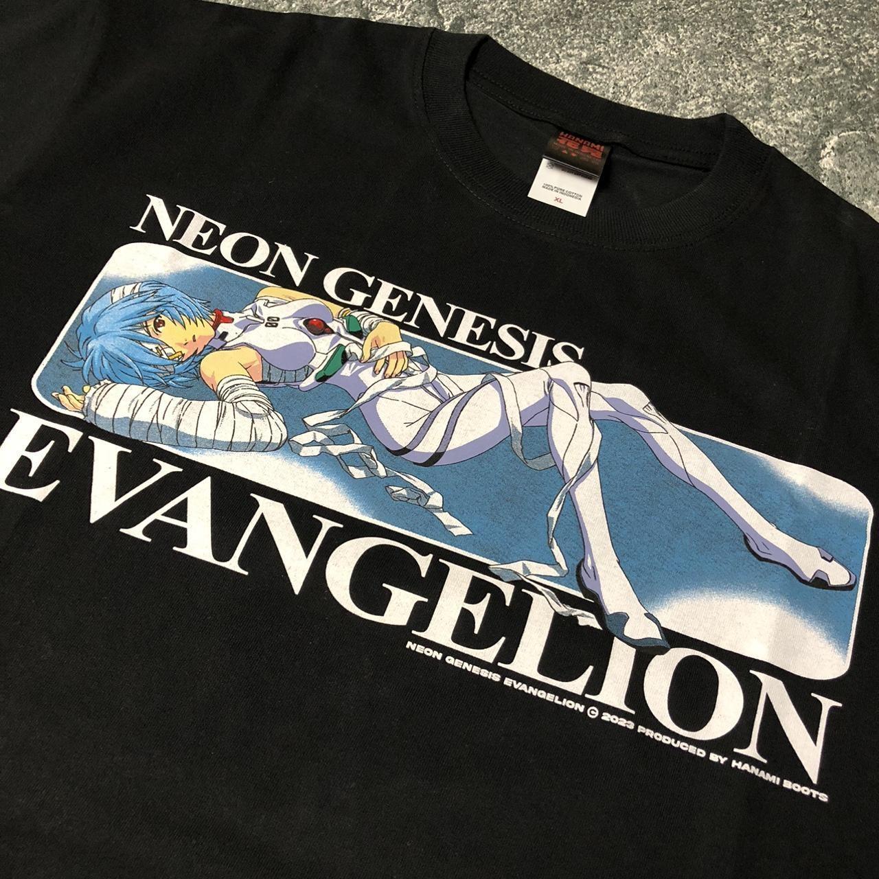 Neon Genesis Evangelion classic style unisex black t-shirt QT5611 S