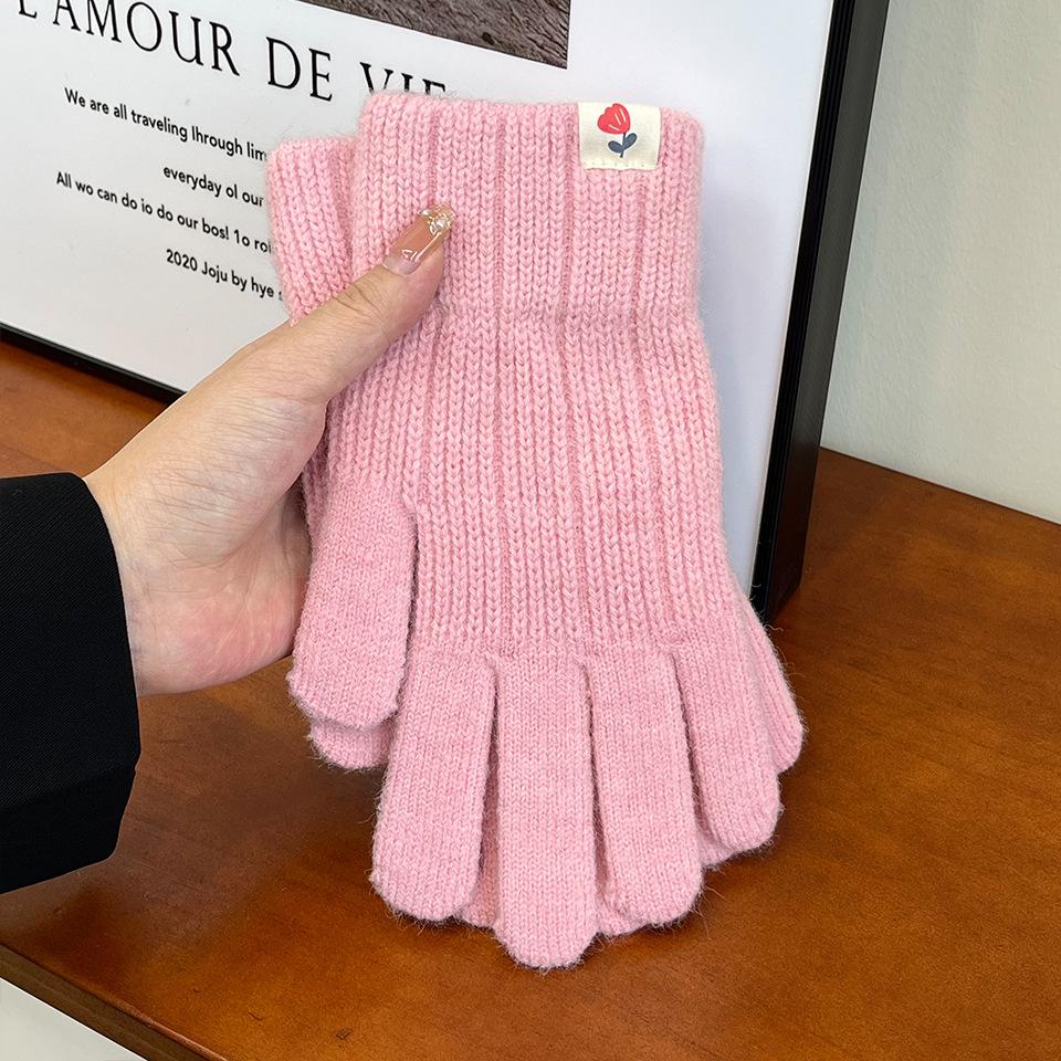 Fashion Knitted Warm Men's Gloves