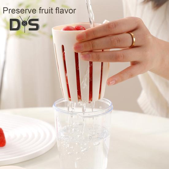 Cană pentru salată 501-600ml, design portabil, etanș, pentru salată, cu lingură, sistem de drenaj îmbunătățit