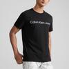 Calvin Klein Versatile Letter Print Comfortable Short Sleeve T-Shirt Unisex Tops Space-Black J321612-BEH
