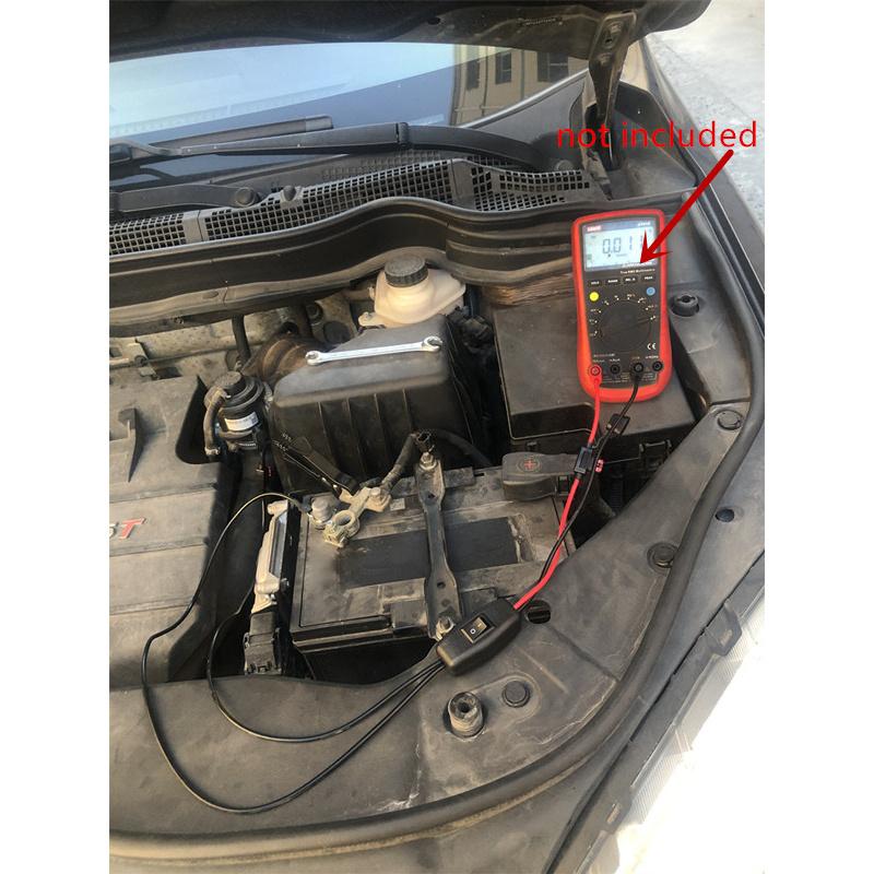 Parasitärer Kriechstromtester, Stromleckagetester mit U-Klemme für Batterie
