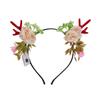 Korean Style Hair Accessories Women Hair Wear Elk Ears Headband Glowing Headband Fairy Deer Ear