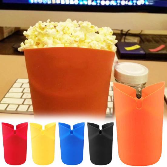 

Контейнер для попкорна из силикона большой емкости уникальный пищевой термостойкий