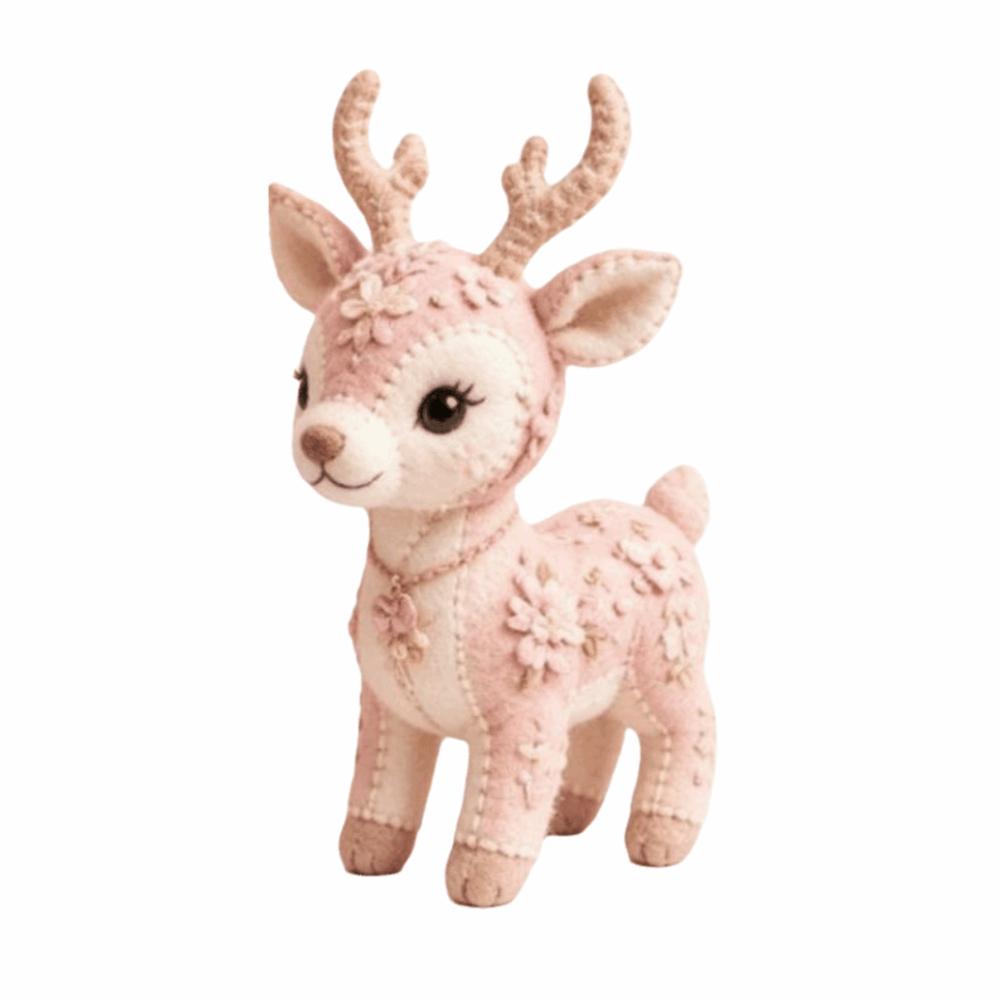 Handmade Animals DIY Sewing Kit Sheep Material Pack Craft Kit Animal Sewing