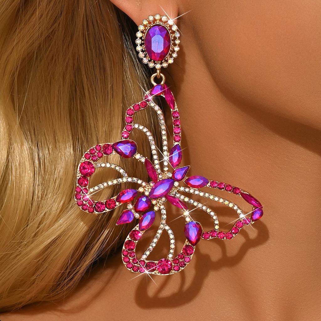 Ladies' Fashionable Butterfly Earrings and Jewelry Are Suitable for Dates, Parties, Festivals, and Gifts