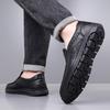 Vintage Mens Casual Leather Shoes Comfy Male Casual Loafers Handmade Moccasins Fashion Men'S Walking Shoes Outdoor Slip On Flats
