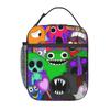 Garten Of Banban Horrorspiel Thermoisolierte Lunchtaschen für Reisen Wiederverwendbare Lebensmitteltasche Kühltasche Thermoisolierte Lunchbox