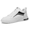 Höhenzunahme Unsichtbar 6 8 10cm Sportsneakers Größer Machen Anheben Leder Weiße Sneakers Freizeit Herren Aufzugsschuhe