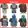 Star Wars Minifigures Buliding Blocks Bricks Figures Rey Boba Fett Mandalorian
