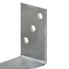 Vidaxl Post Anchors, 12 Pcs., Silver, 8X6X30 Cm, Steel