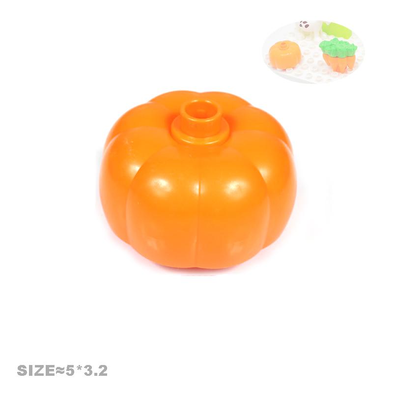 Play House Big Building Blocks Furniture Accessories Utensil Table Chair Compatible Sets Bricks Assemble Toys For Children Gifts