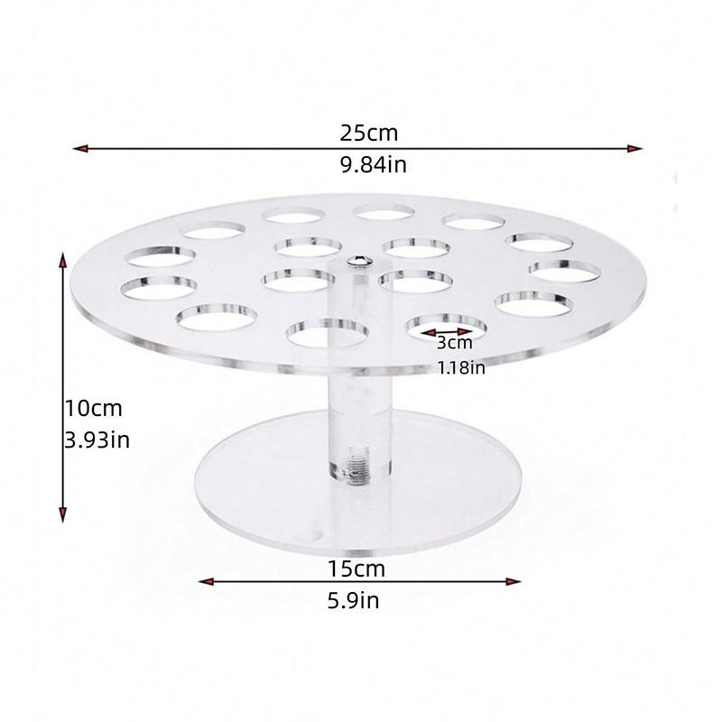

16/24 отверстия акриловая подставка для мороженого для свадебной вечеринки держатель для мороженого в рожке десерт прозрачная подставка для торта на вечеринку