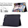 Ständerhülle für Samsung Galaxy Tab S6 Lite (2024)/(2022)/(2020) (SM-P610/615) Musterdruck Tablet Lederhülle