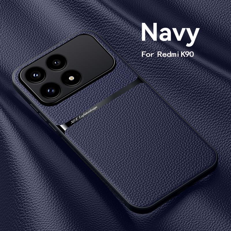 For Mi Poco X8 X7 X6 F8 F7 F6 M8 M7 Pro F8 F7 Ultra X8Promax C81 C75 C71 Leather Litchi Texture with Ultra-Thin Slim Phone Case