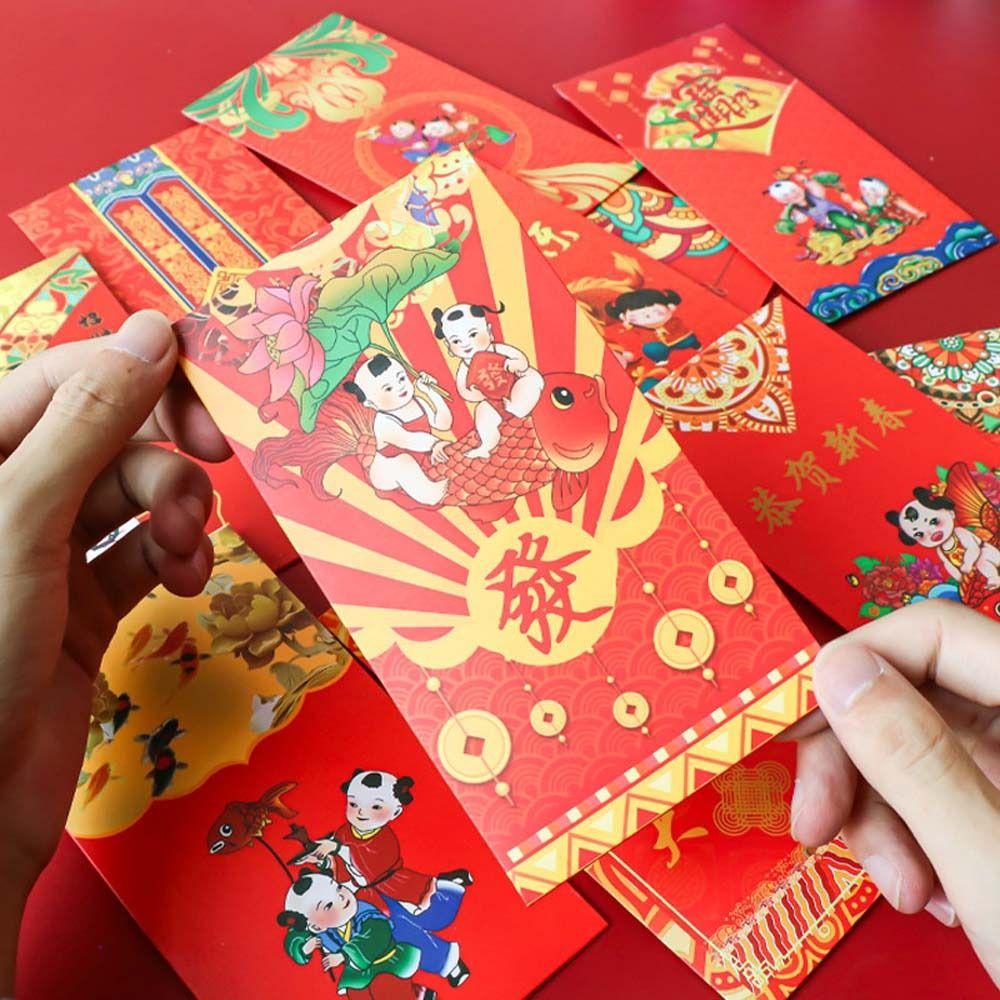 

канцелярские принадлежности, 12 шт./компл., сумка для денег на удачу, принадлежности для весеннего фестиваля, праздничная вечеринка