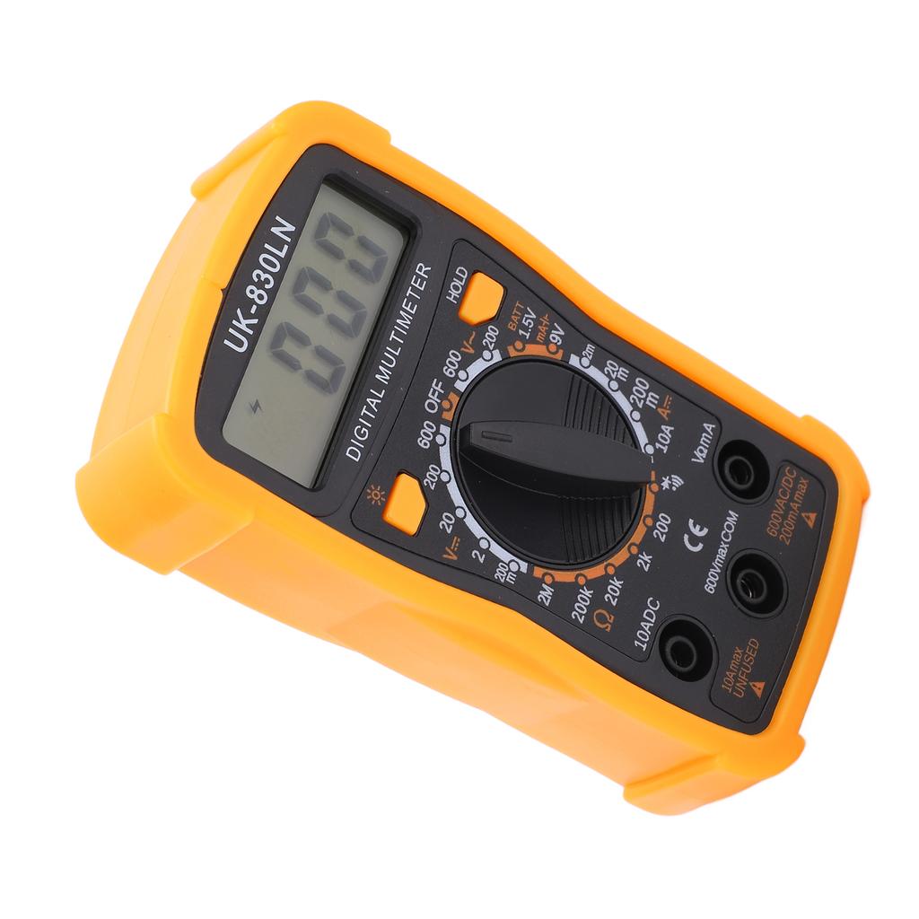 UK?830LN Multimeter Digital Universal Meter LCD Display with Overload Protection High Accuracy for