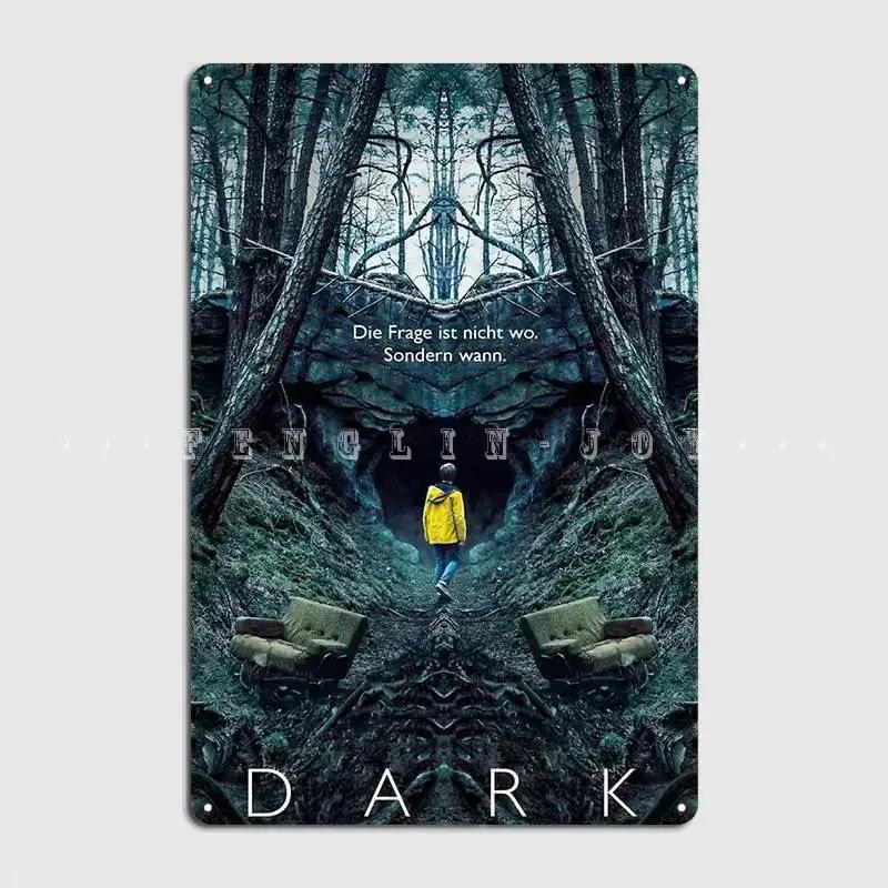 

Dark Poster Poster Metal Plaque Club Home Vintage Mural Painting Pub Garage Tin Sign Poster 20x30cm