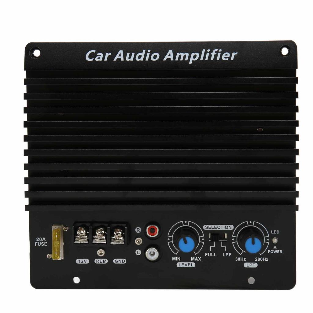 12V Car Amplifier Board High Power Aluminum Alloy Subwoofer Plate Amplifier for Vehicle