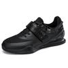 Mens Low-Cut Weightlifting Shoes Squat Training Rubber Sole Anti-Slip Gym Footwear TPU Upper