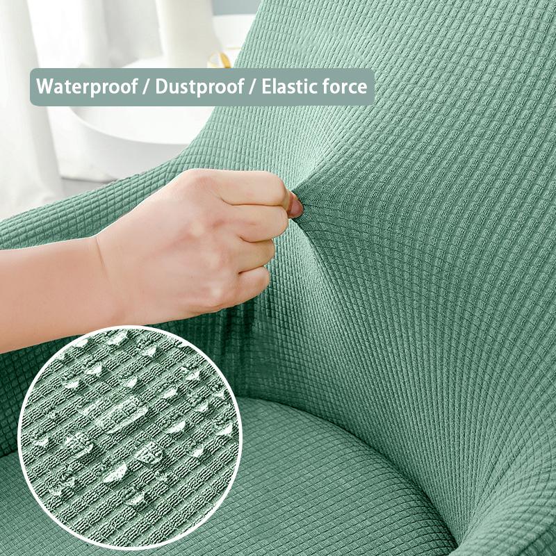 Stuhlbezug aus Polarfleece-Stoff, hoher schräger Sesselbezug, waschbar, bewegliche Sitzbezüge, Hotel, Zuhause, Bankett, Universalgröße