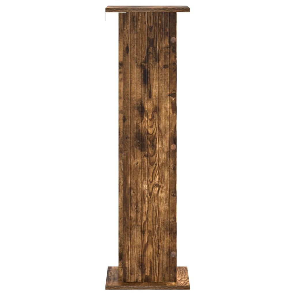Plant Stand Smoked Oak 30.5 x 30 x 100.5 cm