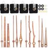 Silent DIY Cross-Border Long Shaft Clock Movement with Walnut Wood Hands - 4 Styles Available