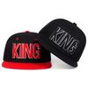 Men Letter KING Embroidered Hip Hop Hat Outdoor Adjustable Sunscreen Leisure Hat Spring Autumn Travel Tourism Beach Vacation