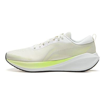 Li Ning Tread Wind Comfortable Versatile Shock Absorbing Non-Slip Low-Top Running Shoes Men Sneaker Beige AGLU321-2