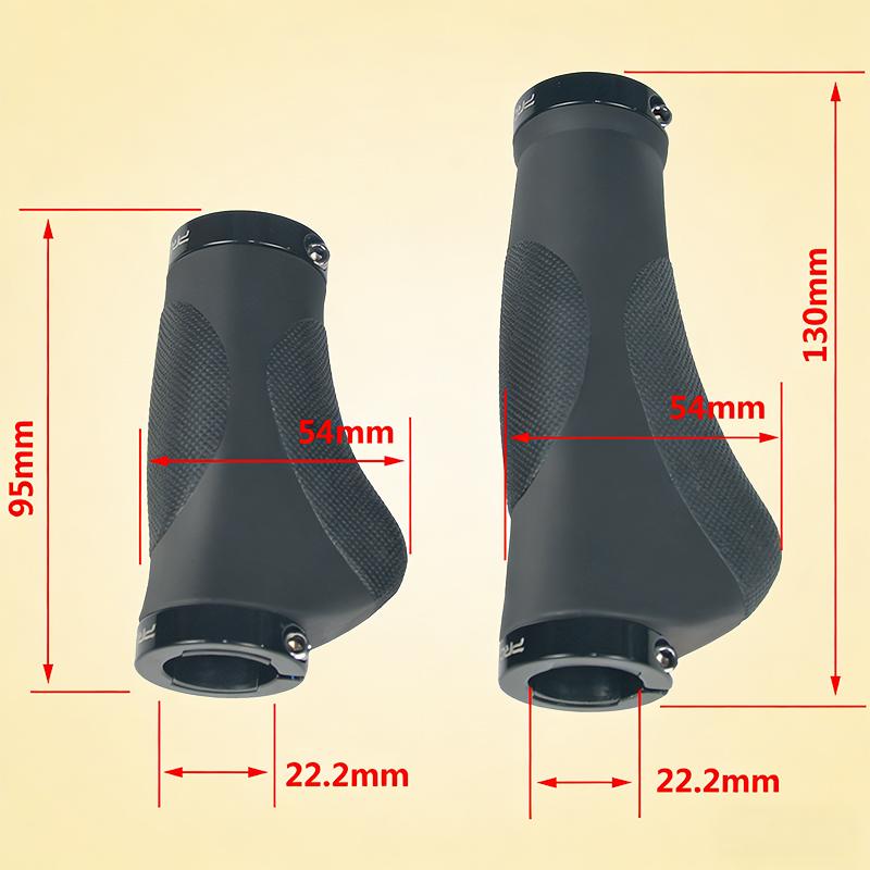 Uchwyty kierownicy rowerowej TPR Guma Comfy City Mountain Bike Scooter MTB Miękka osłona kierownicy rowerowej Koniec antypoślizgowy Blokada aluminiowa