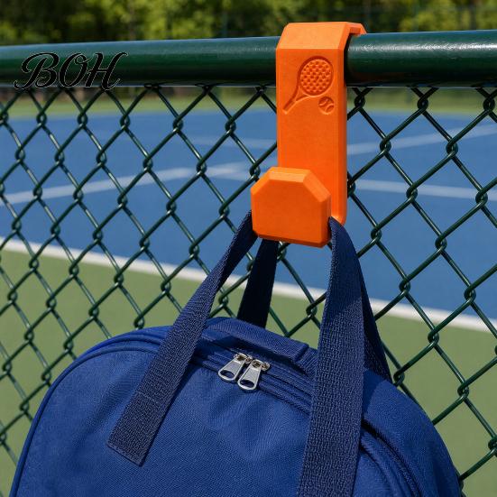 Heavy Duty Hook Sport Fence Hook, No Punching Durable Strong Load Court Capacity Waterproof for Pickleball Tennis Baseball Practical Storage
