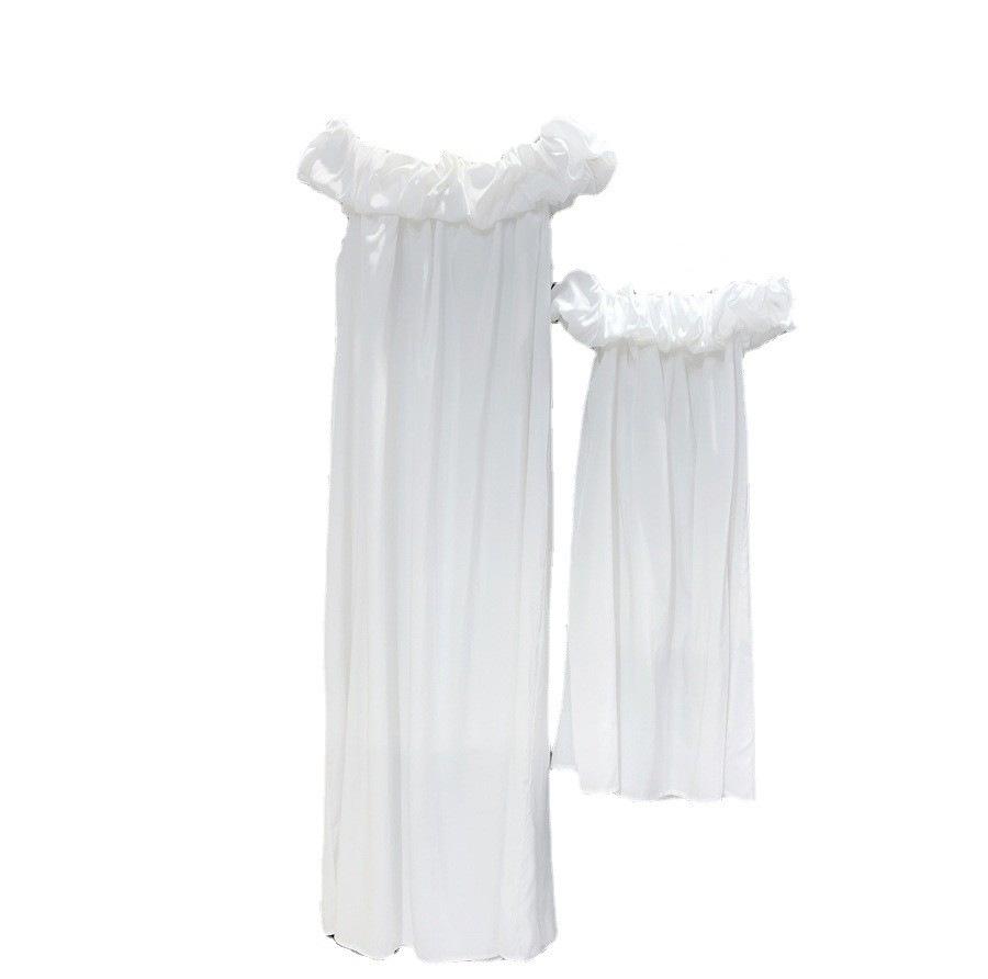 2023 Summer Off-Shoulder Mother-Daughter Suspender Beach Dress