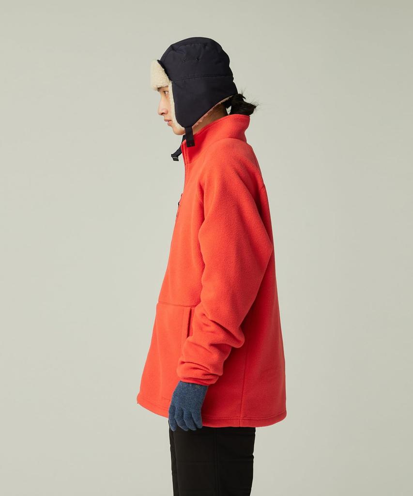 Snow Peak Fleece Jacket XL Water-Repellent JK-25AU020, Outerwear, Men's/Women's, Orange,