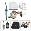 Fuel Filter Set Carburetor Kit 1 Set Accessories Replacement Trimmer Lawn Mower Part Brand New Easy To Install