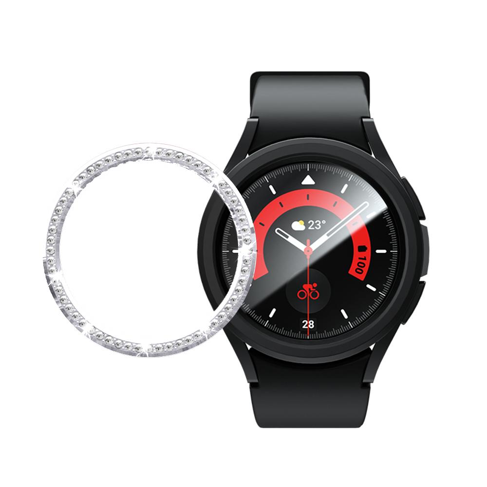 Diamond Bezel for Samsung Galaxy Watch 6 Classic 47mm 43mm Metal Frame Edge Protector Protective Case for Samsung Galaxy Watch 6